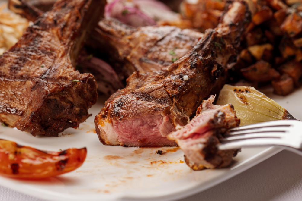 premium steakhouse charcoal grill